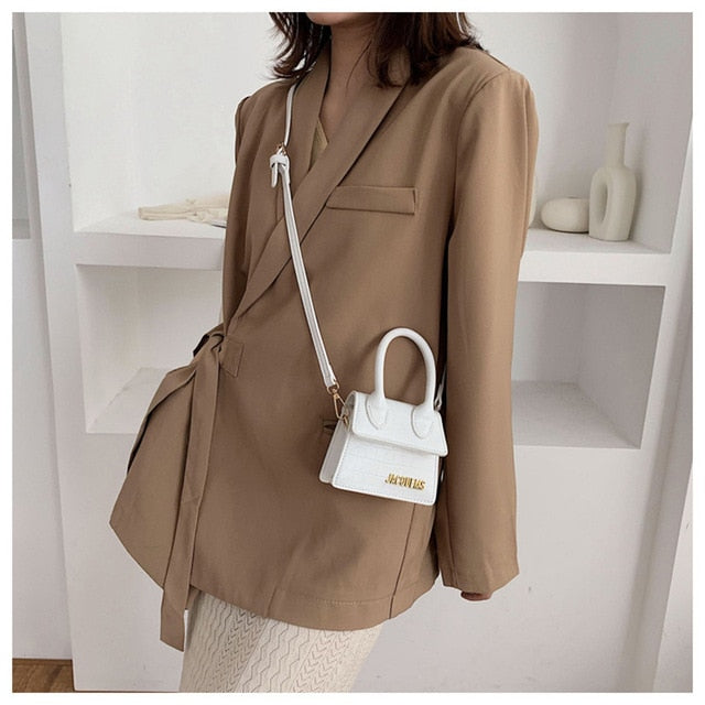 Mini Crocodile Pattern Luxury Crossbody Tote