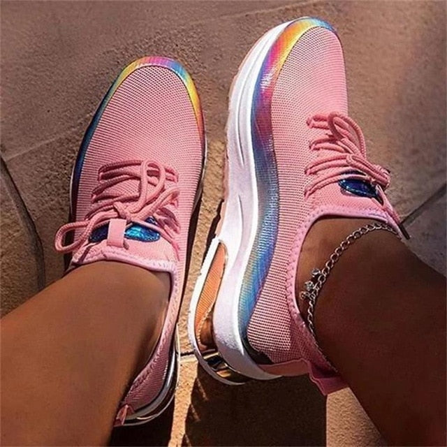 Women's Air-Cushion Mesh Sneakers