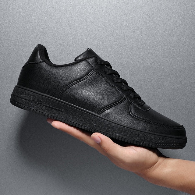 Men's Breathable White Casual Sneakers