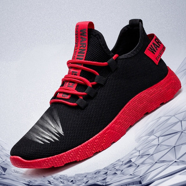 Men's Breathable Lace-up Mesh Vulcanized Sneakers
