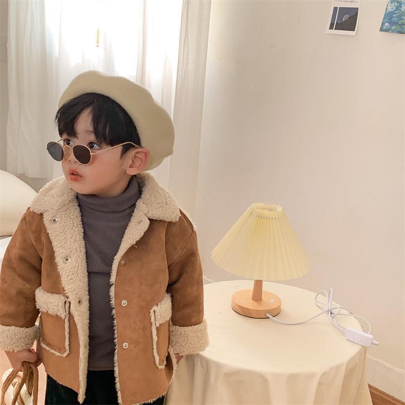 Kids' Winter Teddy Bear Plush Jacket – Warm & Cozy Cute Coat