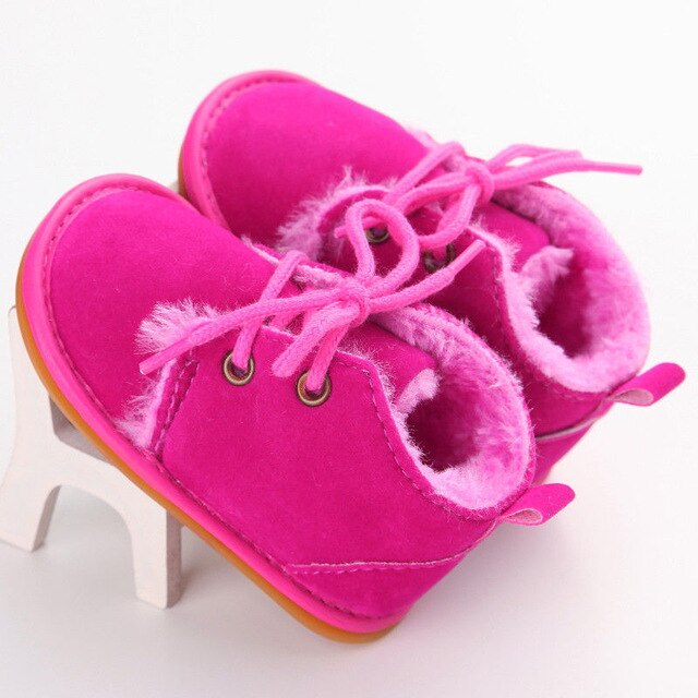 Newborn Baby Snow Boots – Soft Warm Booties for Infant Girls & Boys