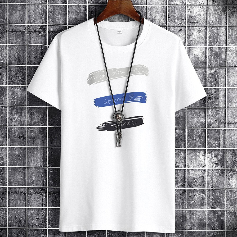 Men's Oversized Anime Graphic Tee