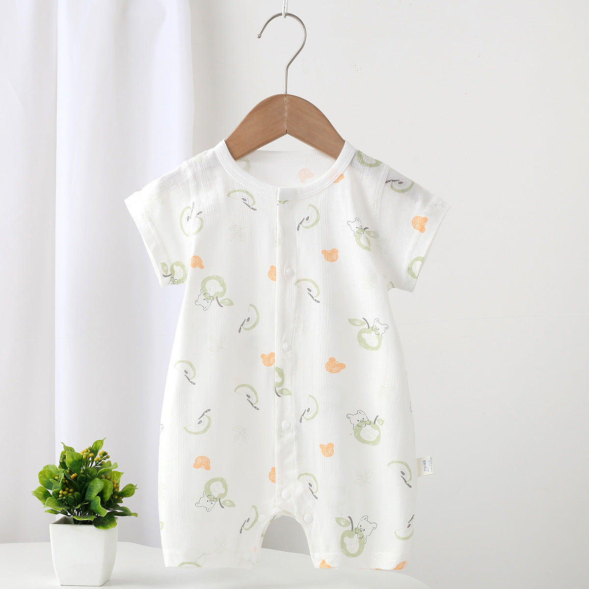 Toddler Pure Cotton Short Sleeve Romper – Soft Everyday Onesie