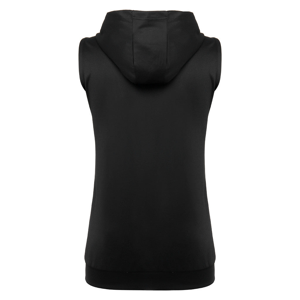 Men's Zipper Muscle Fit Gym Vest