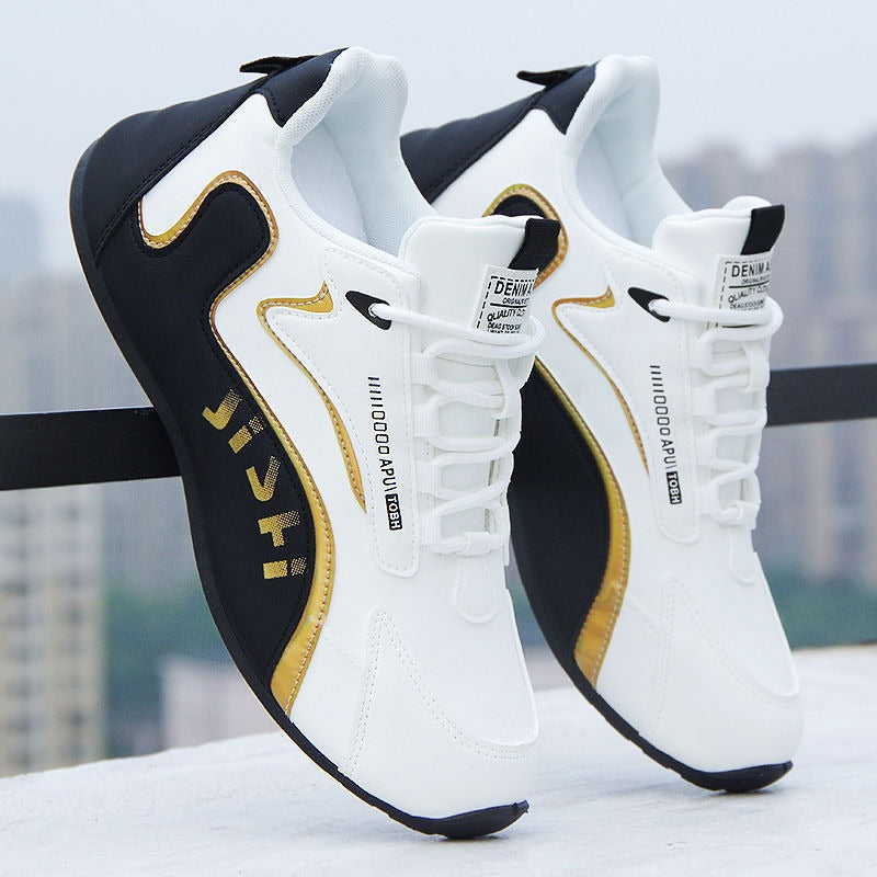 Men's Leather Casual Travel Sneakers