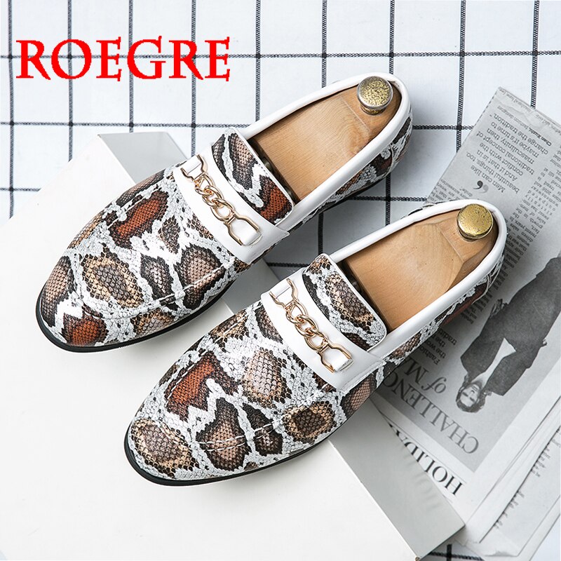 Men's Luxury Camouflage Gold Oxford Dress Shoes