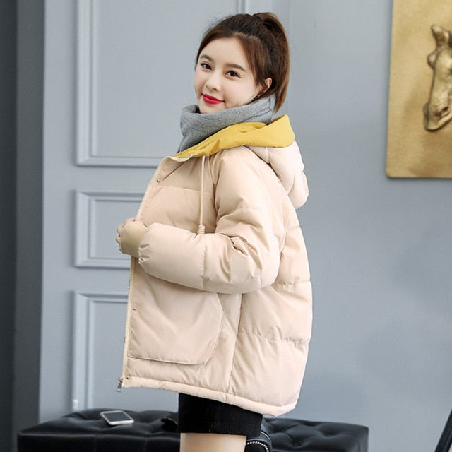 Women's Hooded Cotton Padded Parka