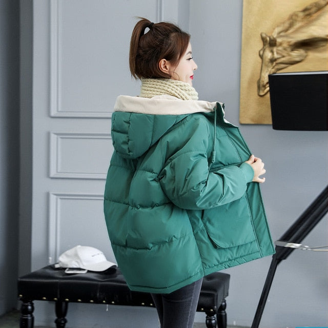 Women's Hooded Cotton Padded Parka