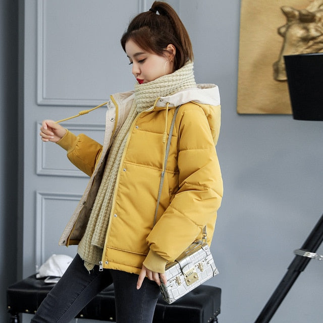 Women's Hooded Cotton Padded Parka