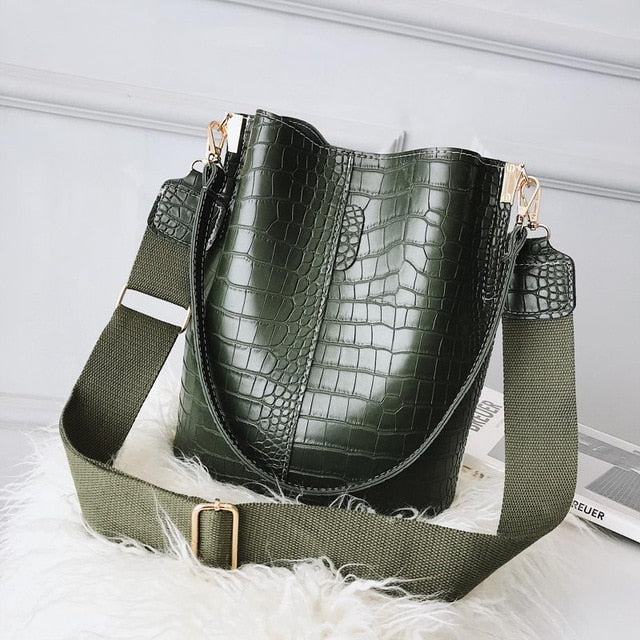Crocodile Crossbody Bag