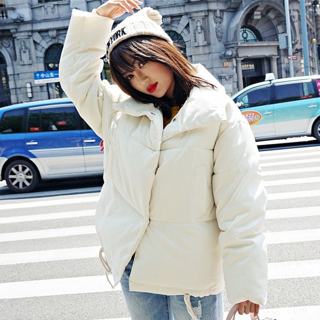 Women's Oversized Short Parka