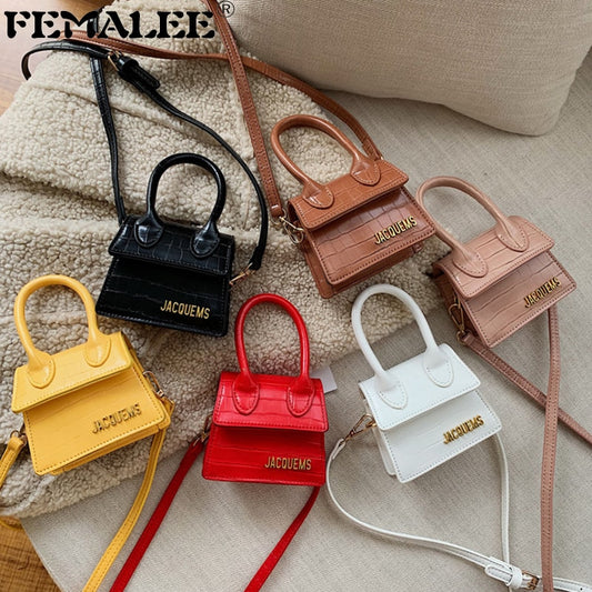 Mini Crocodile Pattern Luxury Crossbody Tote