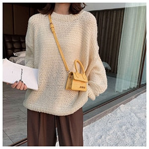 Mini Crocodile Pattern Luxury Crossbody Tote