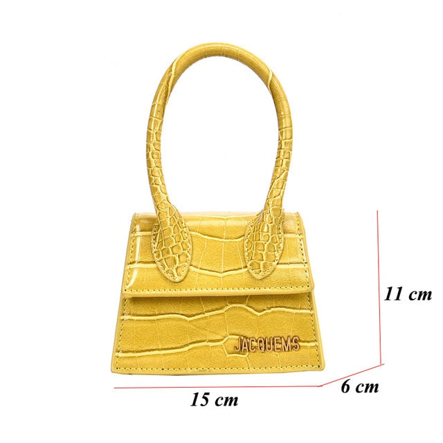 Mini Crocodile Pattern Luxury Crossbody Tote