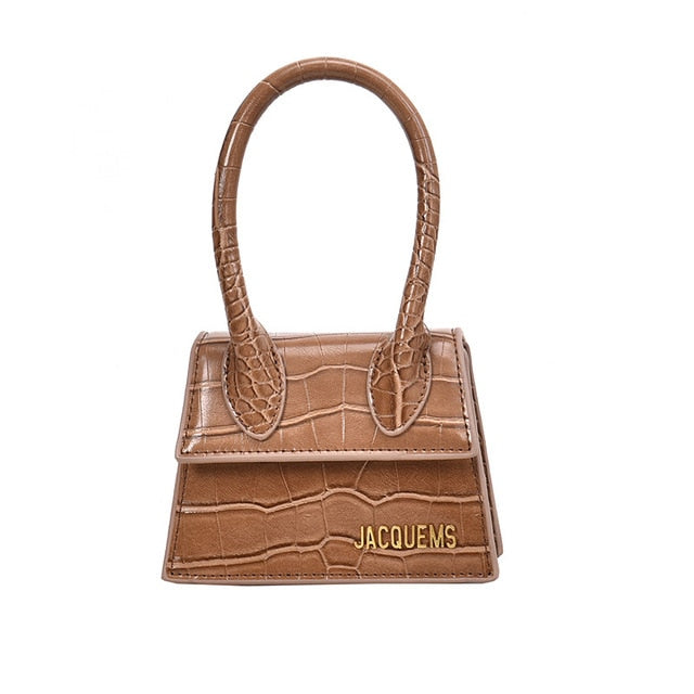 Mini Crocodile Pattern Luxury Crossbody Tote