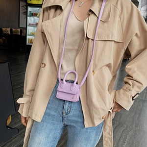 Mini Crocodile Pattern Luxury Crossbody Tote