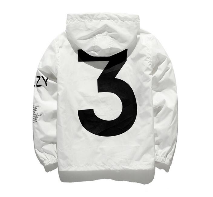 Hip Hop Hooded Windbreaker Jacket