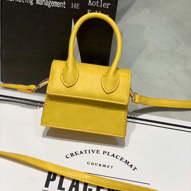 Mini Croc Pattern Chain Shoulder Bag