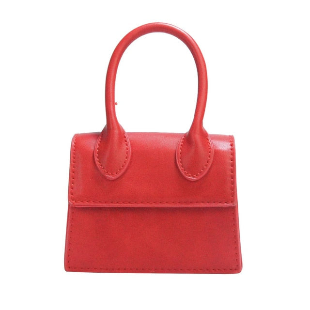 Mini Croc Pattern Chain Shoulder Bag