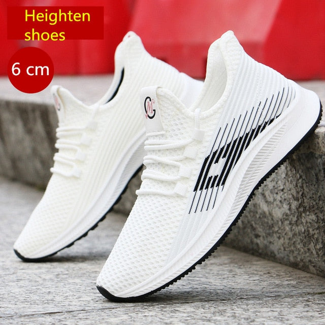 Men's Breathable Mesh Lace-Up Sneakers
