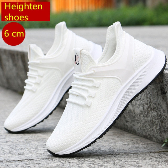 Men's Breathable Mesh Lace-Up Sneakers