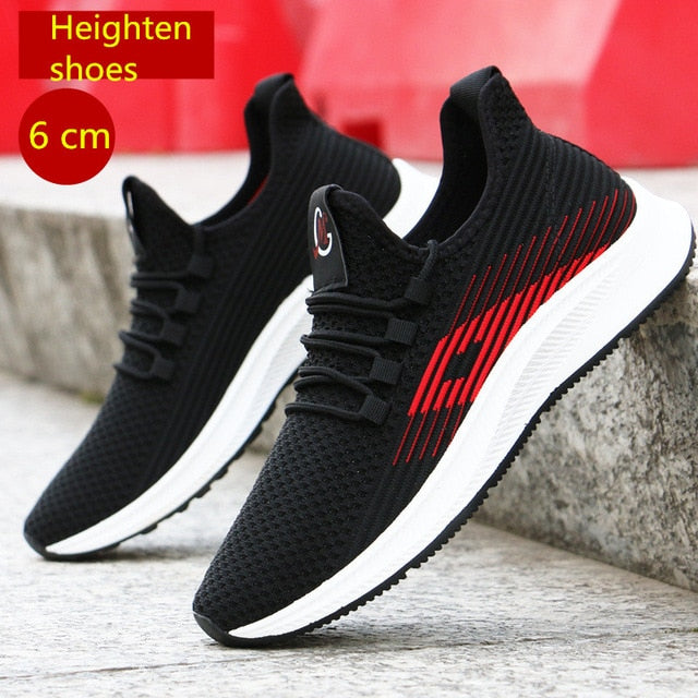 Men's Breathable Mesh Lace-Up Sneakers