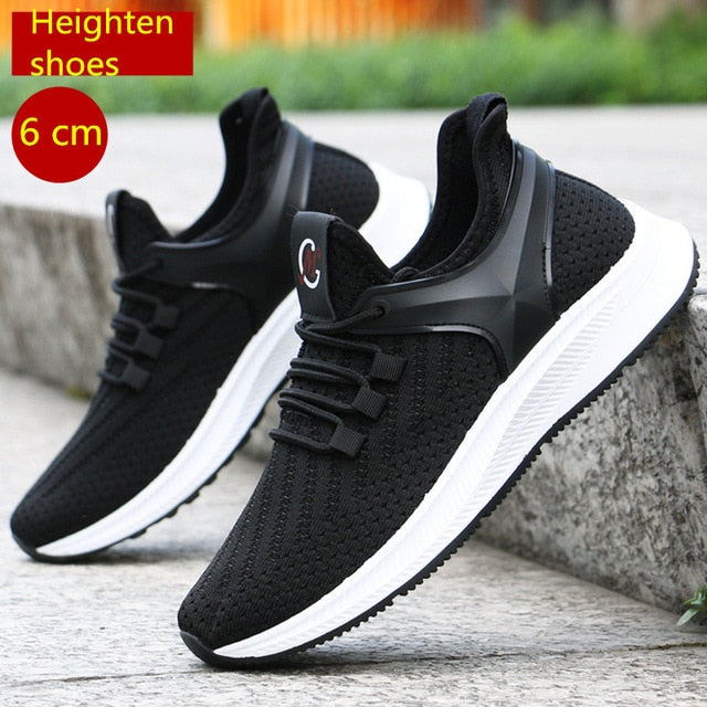 Men's Breathable Mesh Lace-Up Sneakers
