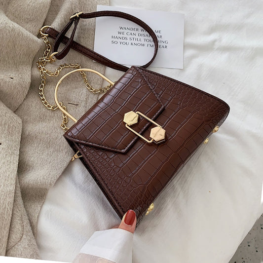 Stone Pattern Luxury Crossbody Bag