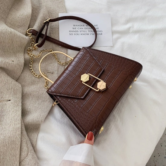 Stone Pattern Luxury Crossbody Bag