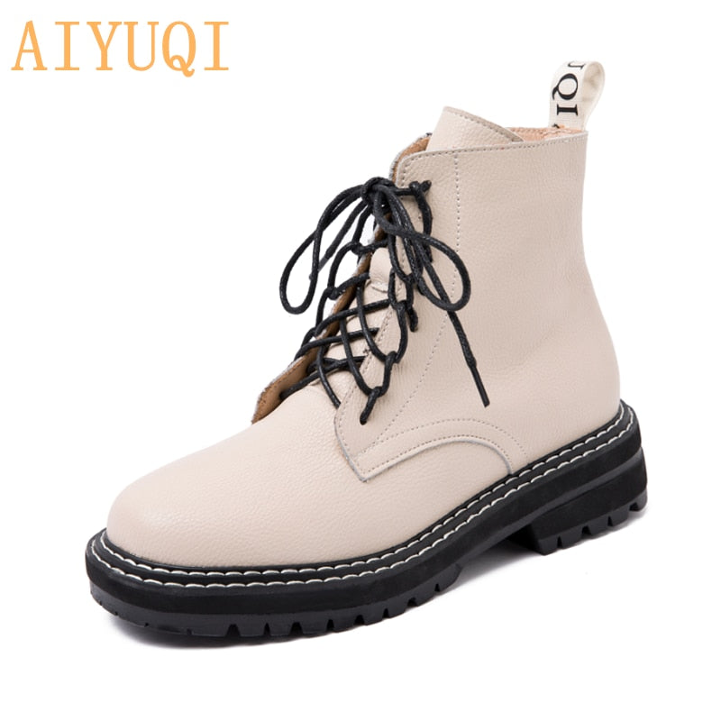 Genuine Leather Martin Boots