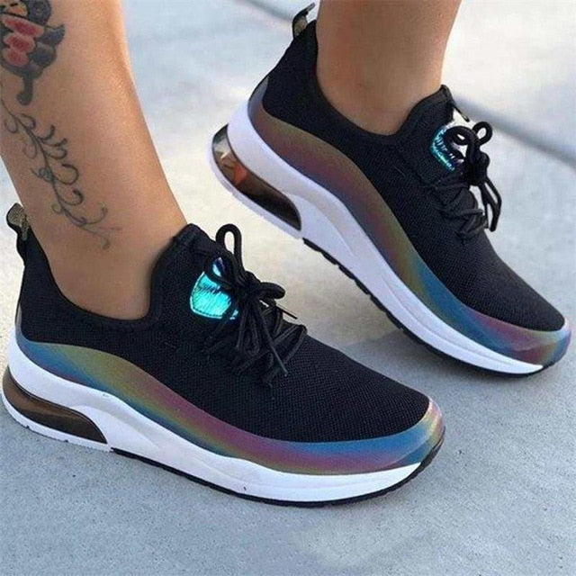 Women's Air-Cushion Mesh Sneakers