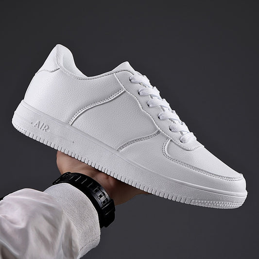 Men's Breathable White Casual Sneakers