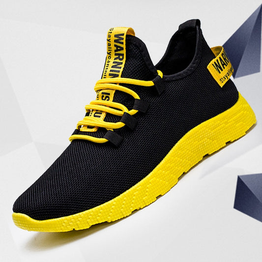 Men's Breathable Lace-up Mesh Vulcanized Sneakers