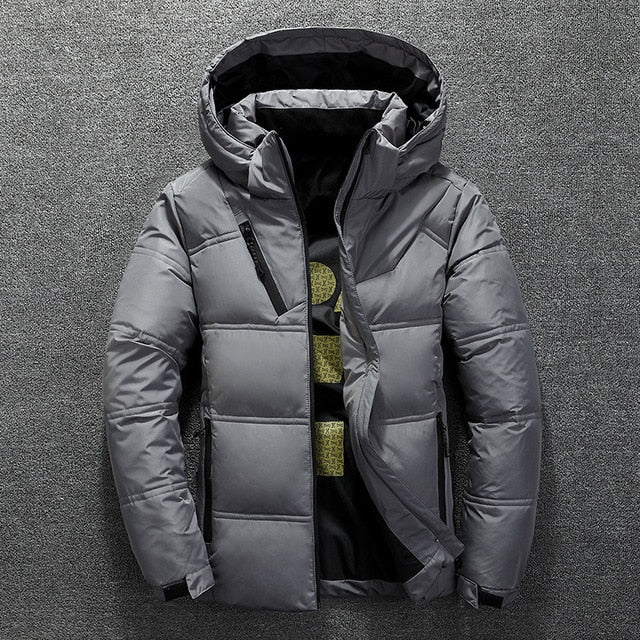 Men's Hooded Down Puffer Jacket