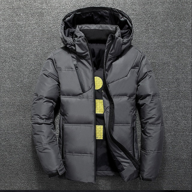 Men's Hooded Down Puffer Jacket