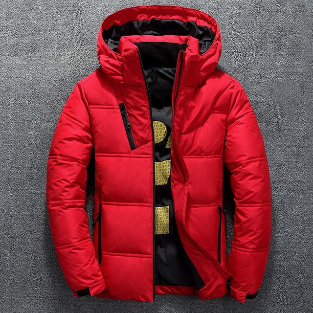 Men's Hooded Down Puffer Jacket
